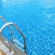 sunshine on swimming pool