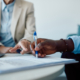 signign insurance papers
