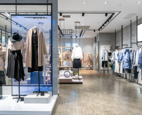 clothes store interior